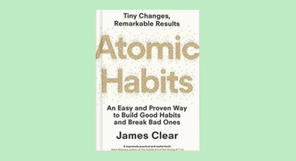 Boken Atomic Habits mockup
