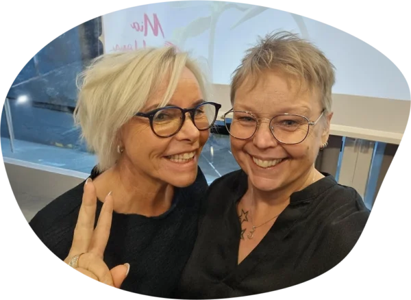 Cammilla och Mia Törnblom på Undersköterskan